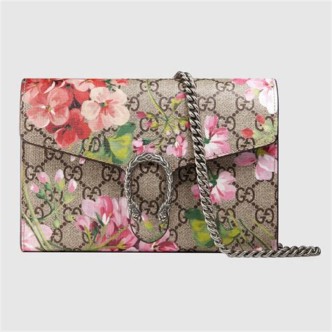 gucci wallet on chain dionysus blooms|Gucci wallet with chain strap.